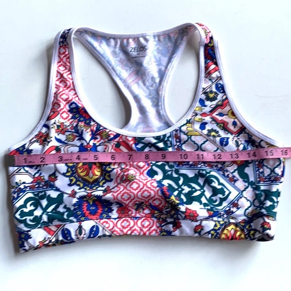 ZELOS tribal print sports bra, size XL - Picture 5 of 7
